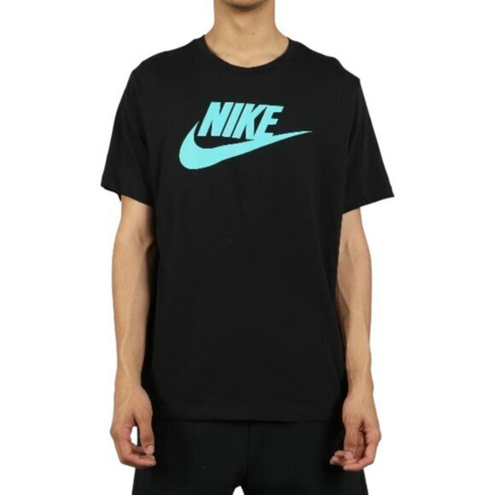 Men's Nike Black Iconic Swoosh NSW Futura Pullover Shirt Size XXL USED #4111
